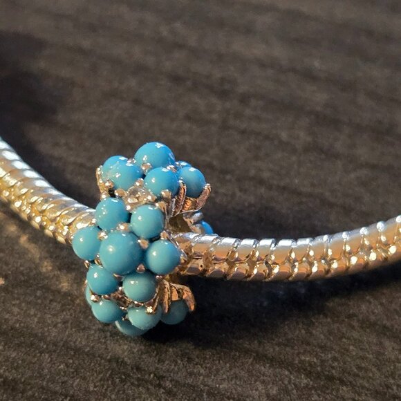 New Pandora Turquoise Ocean Pearl  Charm - Picture 2 of 4